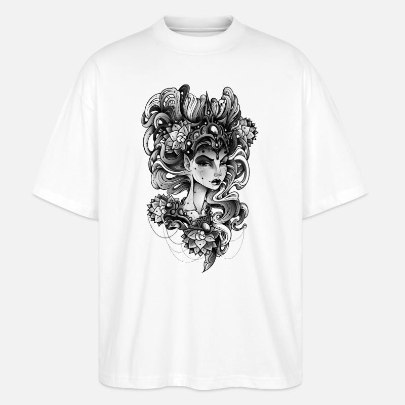 Die Natur des Herzens - Stanley/Stella Oversized Unisex Bio T-Shirt Blaster 2.0 - Weiß