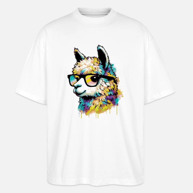 Alpaka - Stanley/Stella Oversized Unisex Bio T-Shirt Blaster 2.0 - Weiß