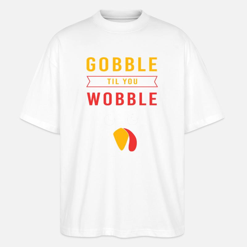 Thanksgiving Mama Mutter Oma Großmutter - Stanley/Stella Oversized Unisex Bio T-Shirt Blaster 2.0 - Weiß