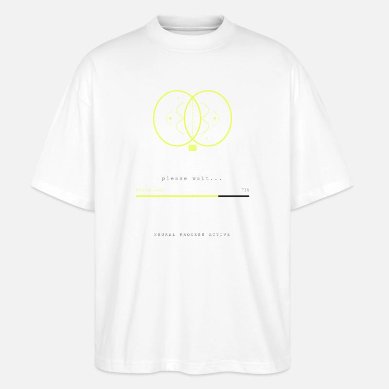 BRAIN.EXE IS LOADING - T-shirt bio Blaster 2.0 coupe oversize Stanley/Stella Unisexe - blanc