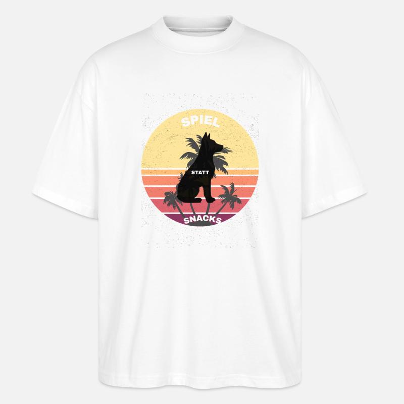 Retro - Stanley/Stella Oversized Unisex Bio T-Shirt Blaster 2.0 - Weiß