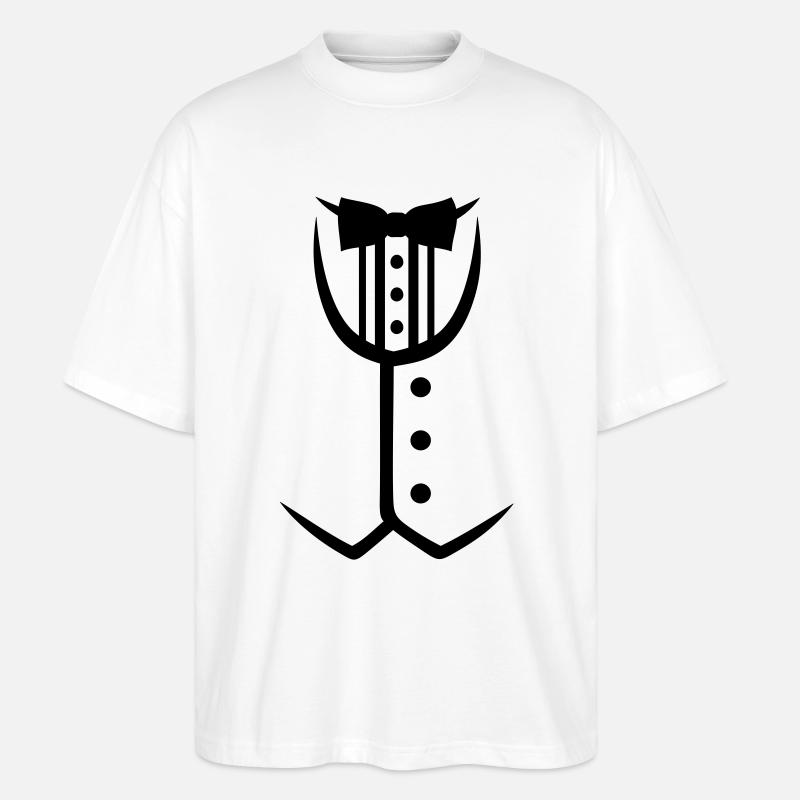 Anzug - Stanley/Stella Oversized Unisex Bio T-Shirt Blaster 2.0 - Weiß