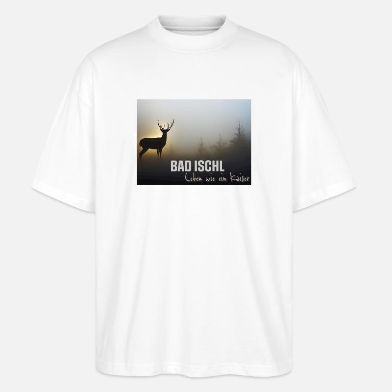 Bad Ischl - Stanley/Stella Oversized Unisex Bio T-Shirt Blaster 2.0 - Weiß