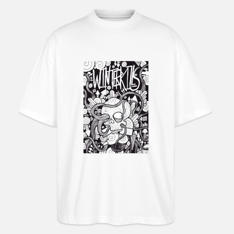 WinterKills - Stanley/Stella Oversized Unisex Bio T-Shirt Blaster 2.0 - Weiß