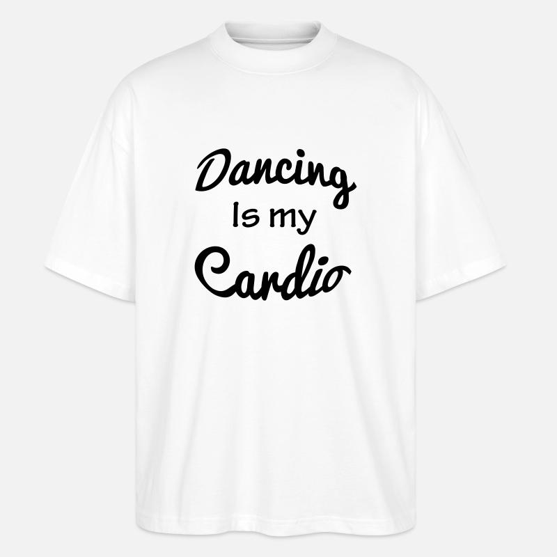 Dancing - Stanley/Stella Oversized Unisex Organic T-shirt Blaster 2.0 - white