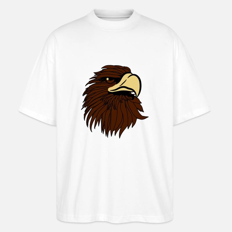 Aigle aigle chauve - T-shirt bio Blaster 2.0 coupe oversize Stanley/Stella Unisexe - blanc