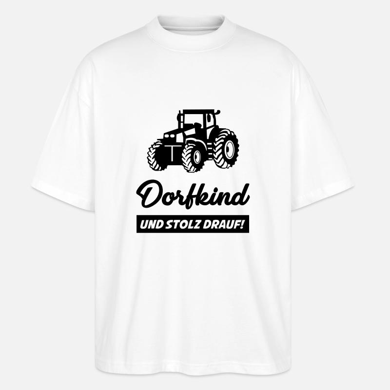 dorfkind_01 - Stanley/Stella Oversized Unisex Bio T-Shirt Blaster 2.0 - Weiß