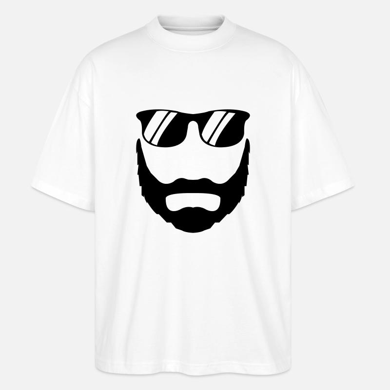 Bart Sunglasses - Stanley/Stella Oversized Unisex Organic T-shirt Blaster 2.0 - white