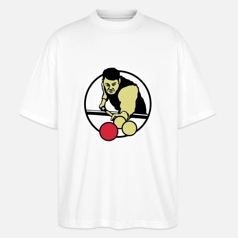 karambol_billard - T-shirt bio Blaster 2.0 coupe oversize Stanley/Stella Unisexe - blanc