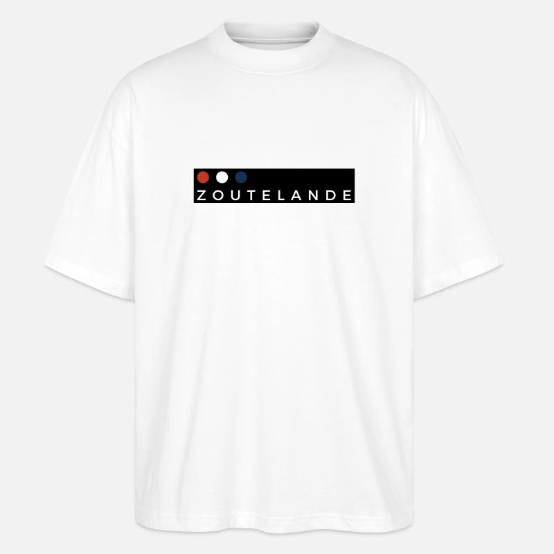 Zoutelande 3 Points - Stanley/Stella Oversized Unisex Bio T-Shirt Blaster 2.0 - Weiß