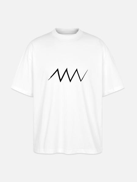 Rogue tines 1c Vicious Dog - Stanley/Stella Oversized Unisex Organic T-shirt Blaster 2.0 - white