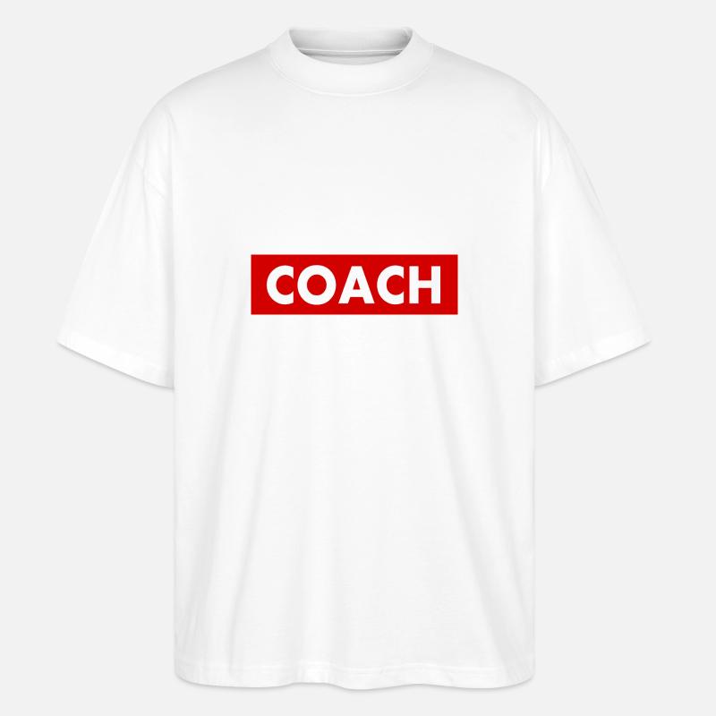 Coach - Stanley/Stella Oversized Unisex Bio T-Shirt Blaster 2.0 - Weiß