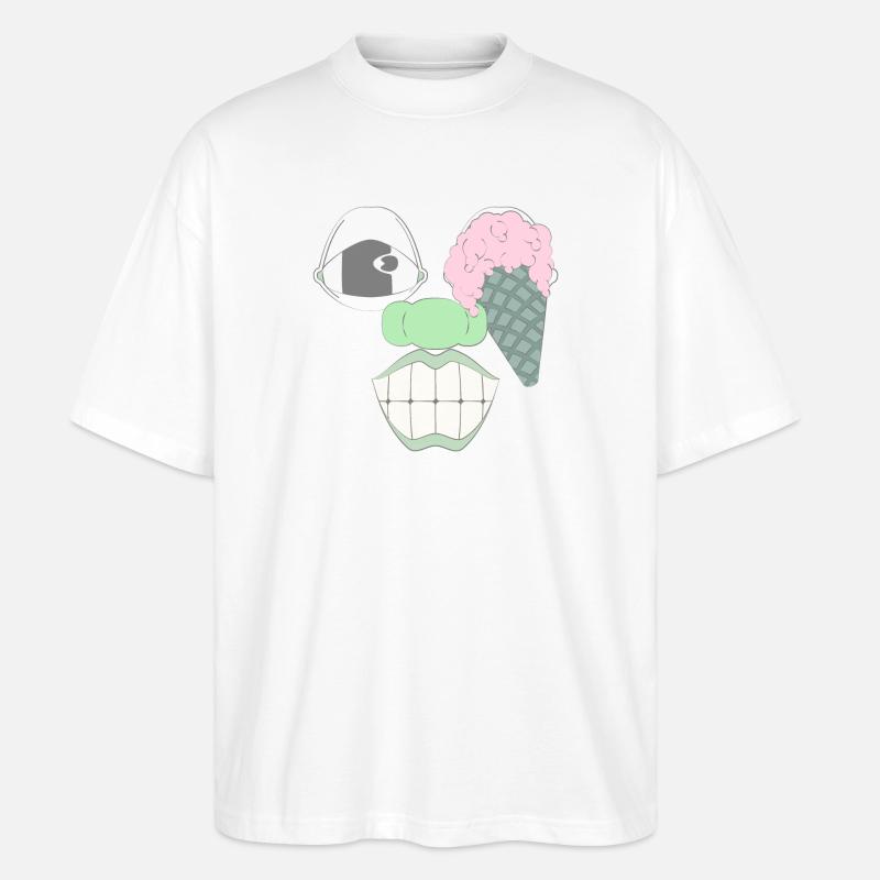 EIN KLASSIKER - Stanley/Stella Oversized Unisex Bio T-Shirt Blaster 2.0 - Weiß