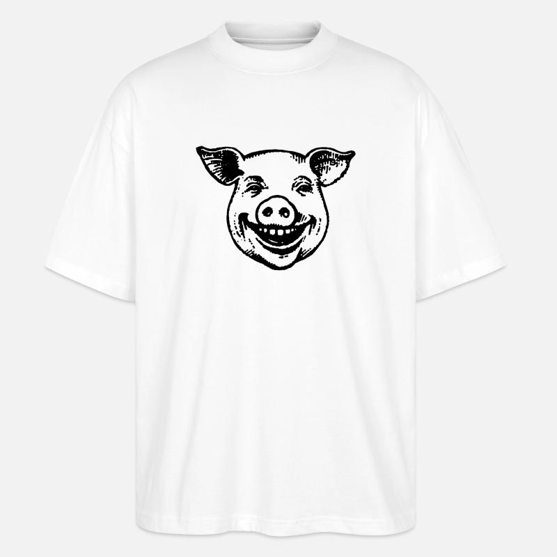 Cochon Cochon - T-shirt bio Blaster 2.0 coupe oversize Stanley/Stella Unisexe - blanc