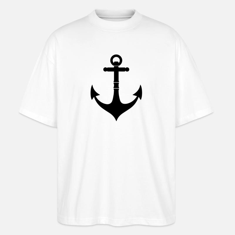 Anker - Stanley/Stella Oversized Unisex Bio T-Shirt Blaster 2.0 - Weiß