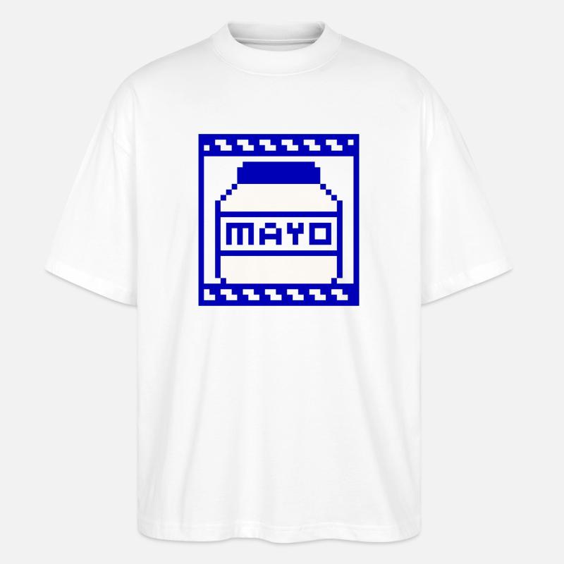Mayo - Stanley/Stella Oversized Unisex Bio T-Shirt Blaster 2.0 - Weiß
