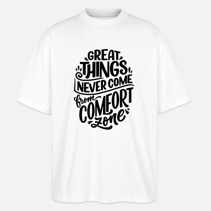 Great Things - Stanley/Stella Oversized Unisex Bio T-Shirt Blaster 2.0 - Weiß