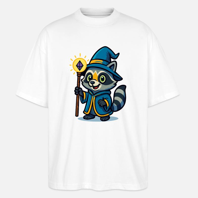 Randolf the cute - Stanley/Stella Oversized Unisex Bio T-Shirt Blaster 2.0 - Weiß