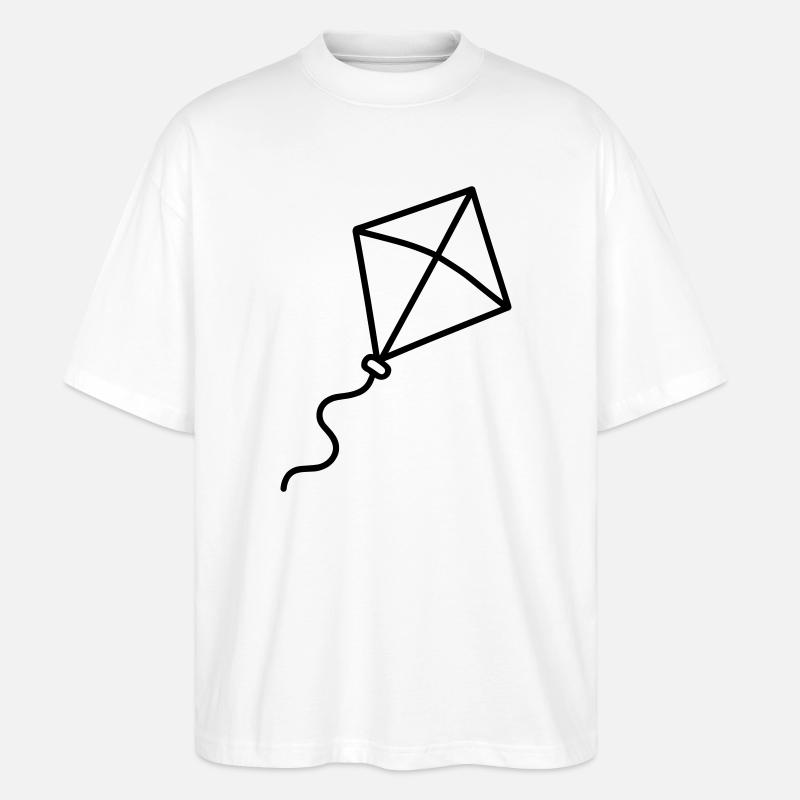 Drachen - Stanley/Stella Oversized Unisex Bio T-Shirt Blaster 2.0 - Weiß