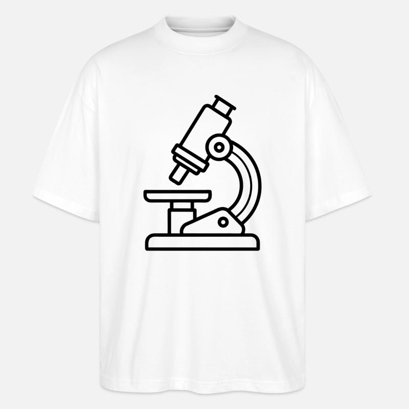 Microscope - Stanley/Stella Oversized Unisex Organic T-shirt Blaster 2.0 - white