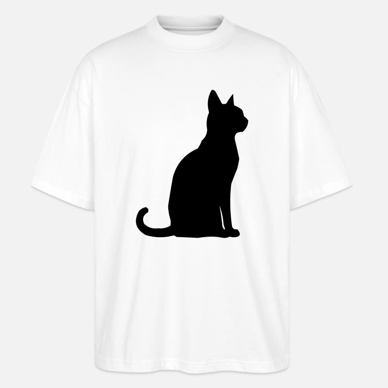 Animal chat - T-shirt bio Blaster 2.0 coupe oversize Stanley/Stella Unisexe - blanc