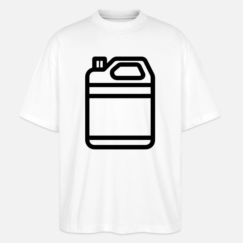 bidon - T-shirt bio Blaster 2.0 coupe oversize Stanley/Stella Unisexe - blanc