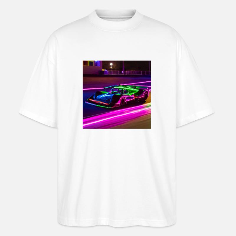 Neonracer - Stanley/Stella Oversized Unisex Bio T-Shirt Blaster 2.0 - Weiß