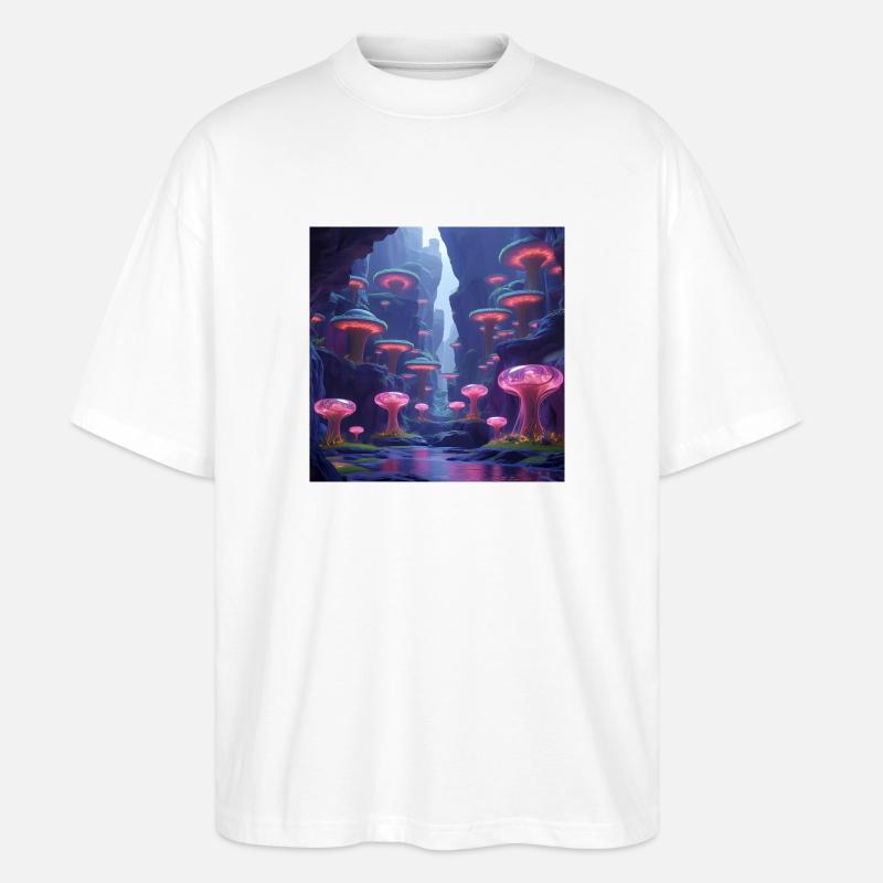 Fantasy Designs - Stanley/Stella Oversized Unisex Bio T-Shirt Blaster 2.0 - Weiß