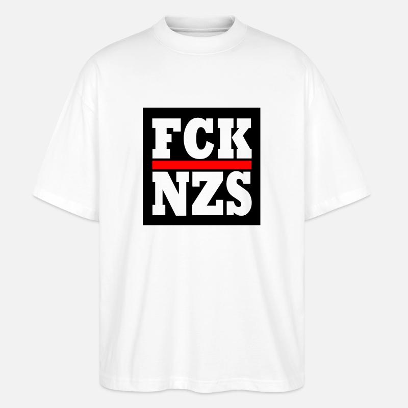 Fck nzs - T-shirt bio Blaster 2.0 coupe oversize Stanley/Stella Unisexe - blanc