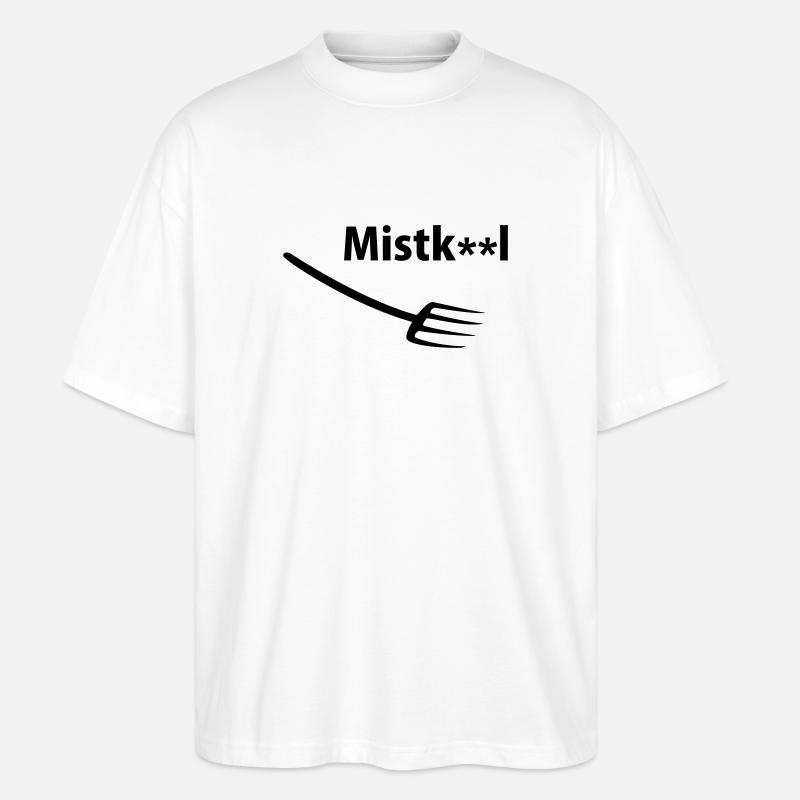 Pferd - Stanley/Stella Oversized Unisex Bio T-Shirt Blaster 2.0 - Weiß