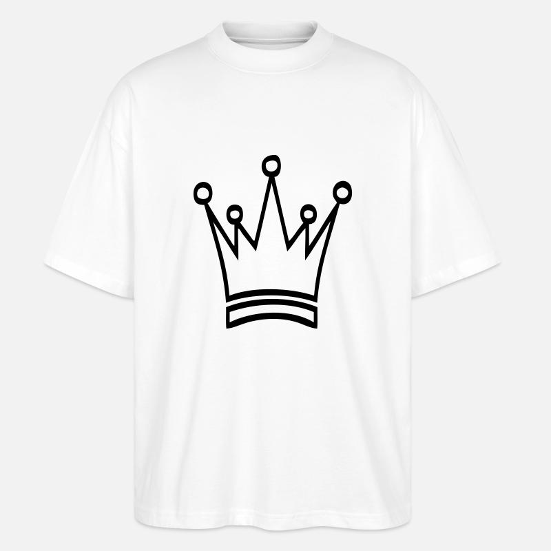 krone - Stanley/Stella Oversized Unisex Bio T-Shirt Blaster 2.0 - Weiß