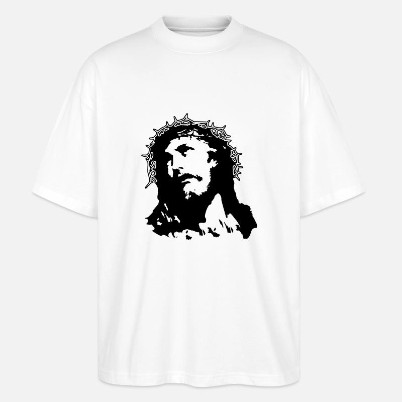 Jesus de - Stanley/Stella Oversized Unisex Bio T-Shirt Blaster 2.0 - Weiß