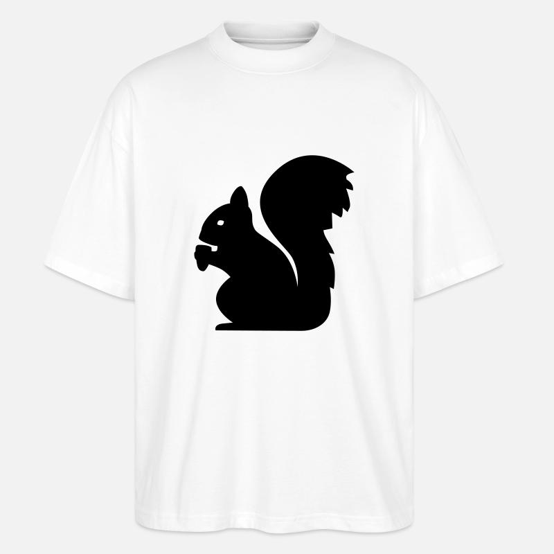 Eichhörnchen - T-shirt bio Blaster 2.0 coupe oversize Stanley/Stella Unisexe - blanc