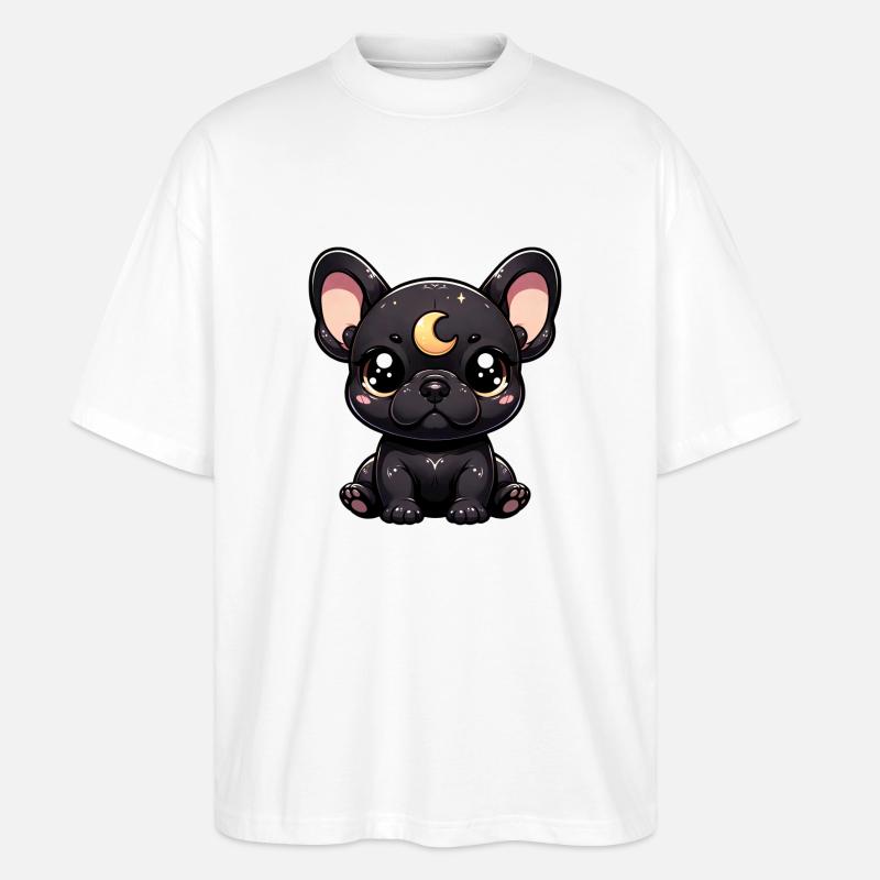 Mond Bully - Stanley/Stella Oversized Unisex Bio T-Shirt Blaster 2.0 - Weiß