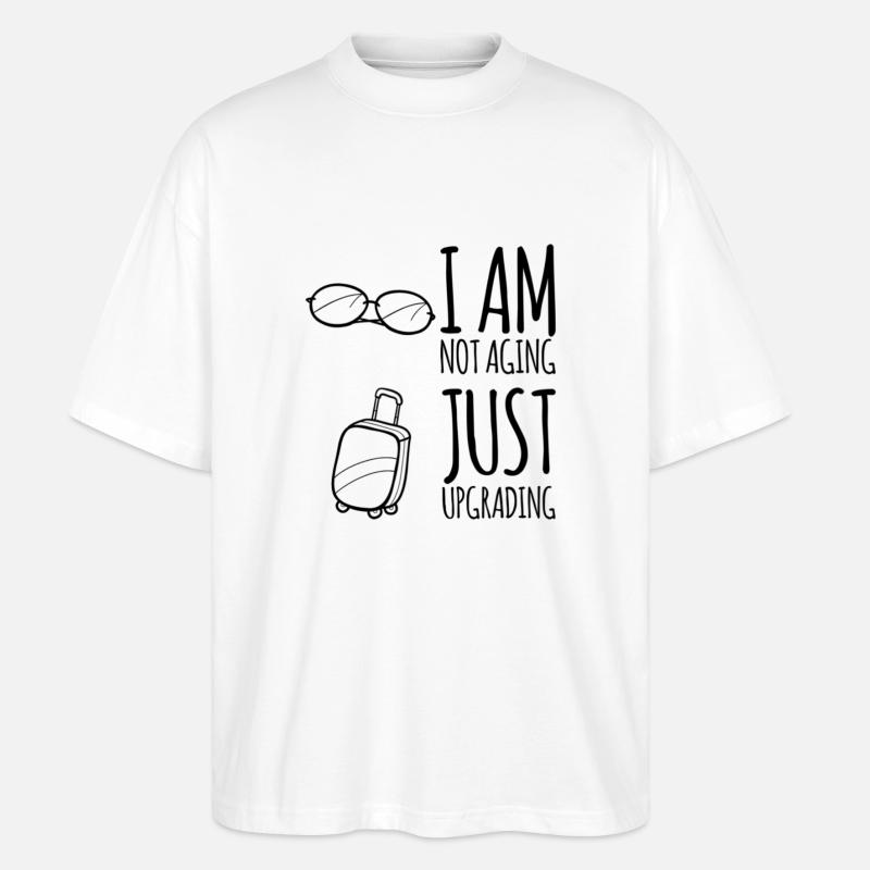 Idée cadeau drôle 50e anniversaire - T-shirt bio Blaster 2.0 coupe oversize Stanley/Stella Unisexe - blanc