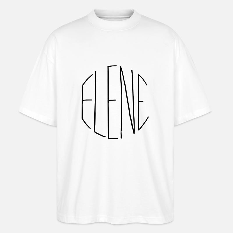 Elene - Stanley/Stella Oversized Unisex Bio T-Shirt Blaster 2.0 - Weiß