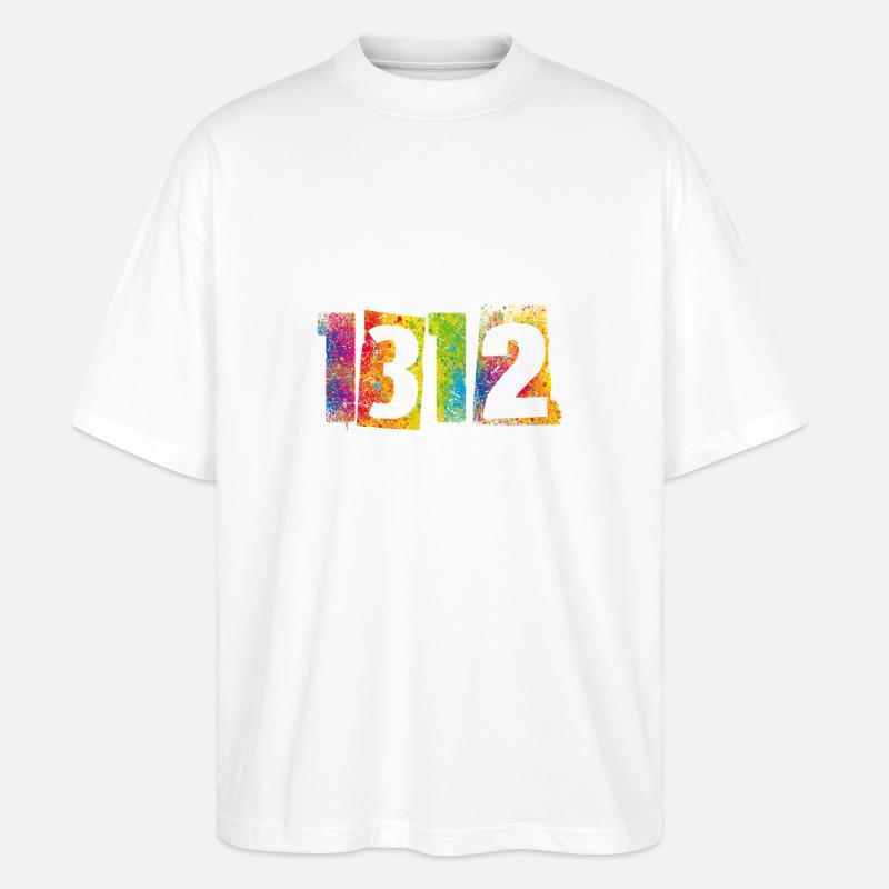 ACAB 1312 - Stanley/Stella Oversized Unisex Bio T-Shirt Blaster 2.0 - Weiß