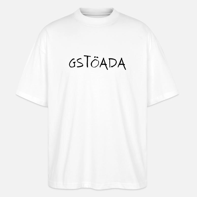 Gstöada - T-shirt bio Blaster 2.0 coupe oversize Stanley/Stella Unisexe - blanc