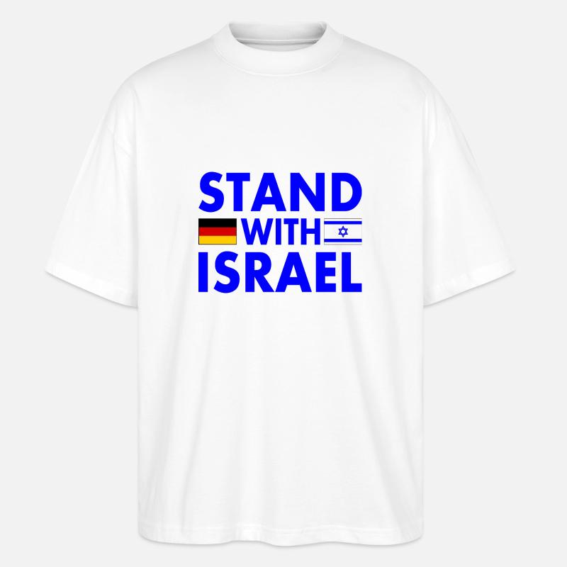 israel - Stanley/Stella Oversized Unisex Bio T-Shirt Blaster 2.0 - Weiß