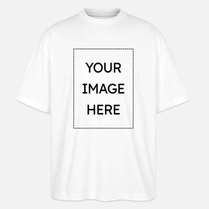 Platzhalter: Your Image Here - Stanley/Stella Oversized Unisex Bio T-Shirt Blaster 2.0 - Weiß