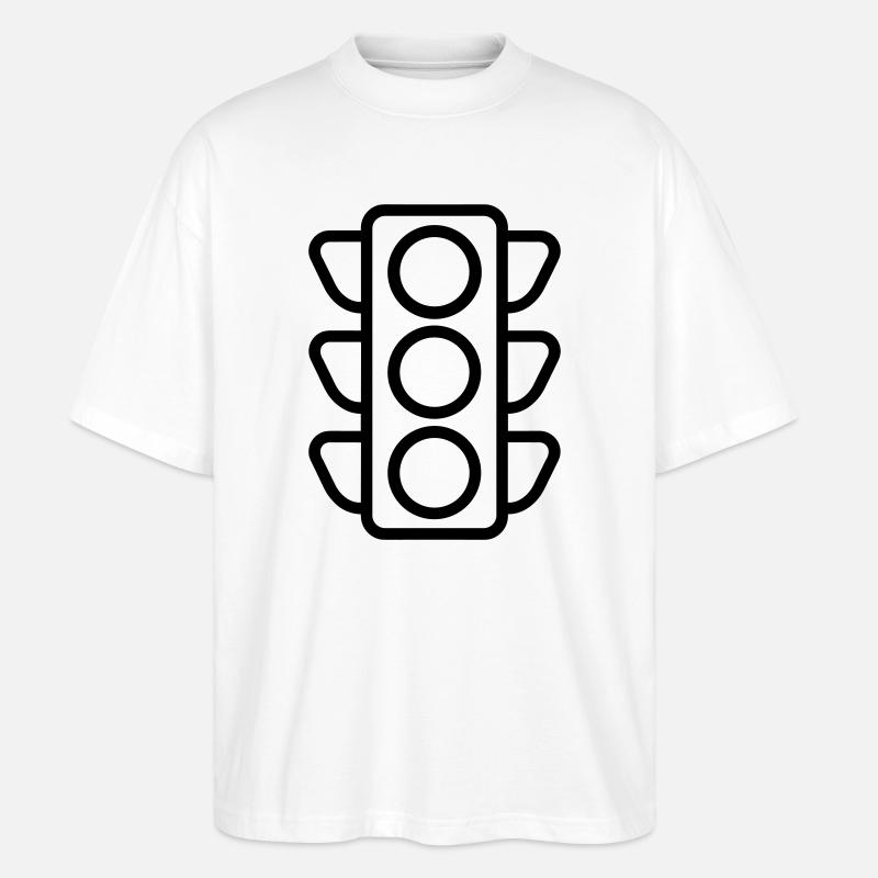 Ampel - Stanley/Stella Oversized Unisex Bio T-Shirt Blaster 2.0 - Weiß