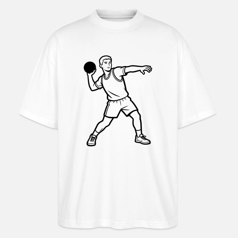 Völkerball - Stanley/Stella Oversized Unisex Bio T-Shirt Blaster 2.0 - Weiß
