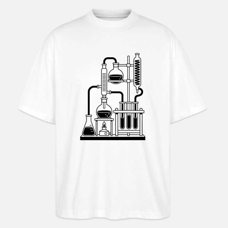 Labor - Stanley/Stella Oversized Unisex Bio T-Shirt Blaster 2.0 - Weiß