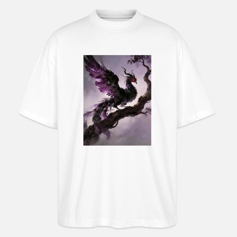 Die Apotheose des Schwarzen Phönix: Infinity - Stanley/Stella Oversized Unisex Bio T-Shirt Blaster 2.0 - Weiß