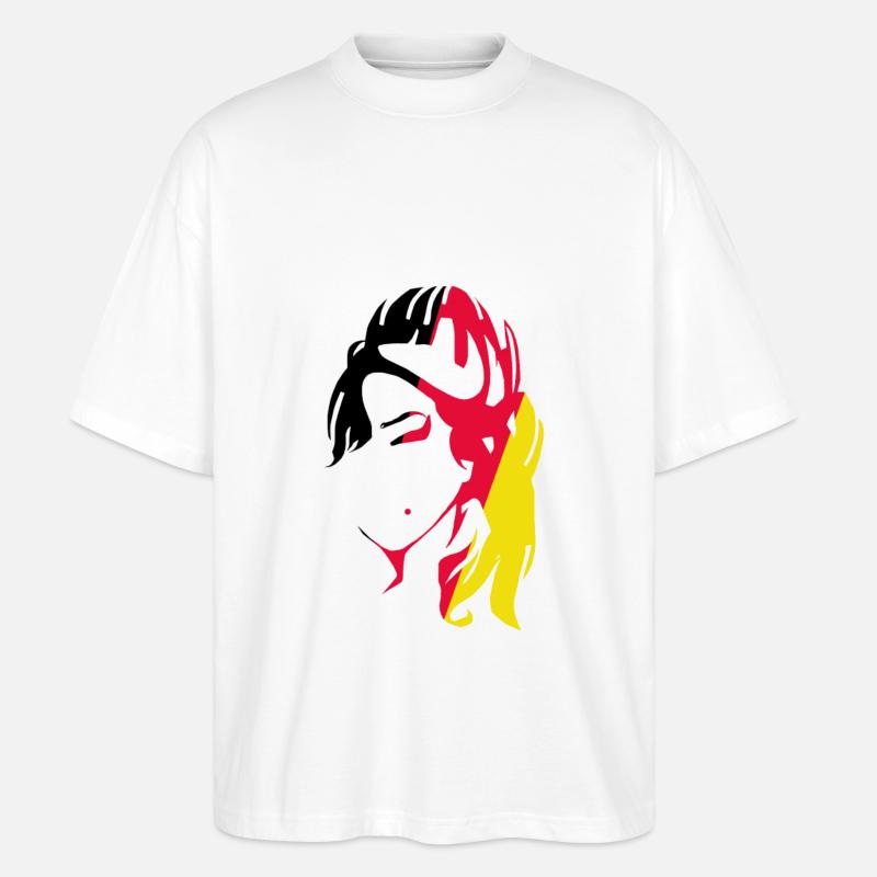 Deutsche Maid - Stanley/Stella Oversized Unisex Bio T-Shirt Blaster 2.0 - Weiß