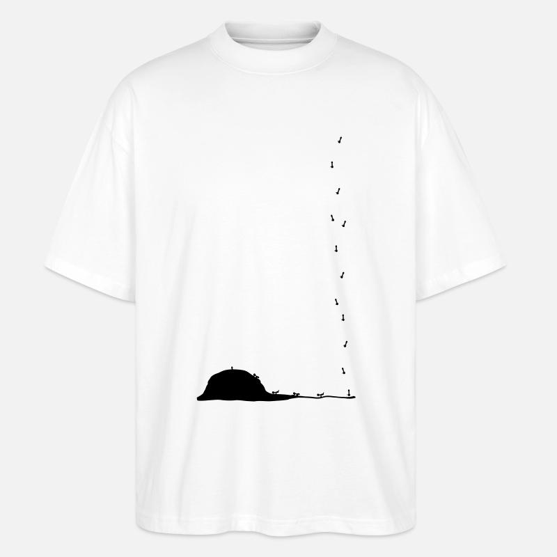 Ameisen - Stanley/Stella Oversized Unisex Bio T-Shirt Blaster 2.0 - Weiß