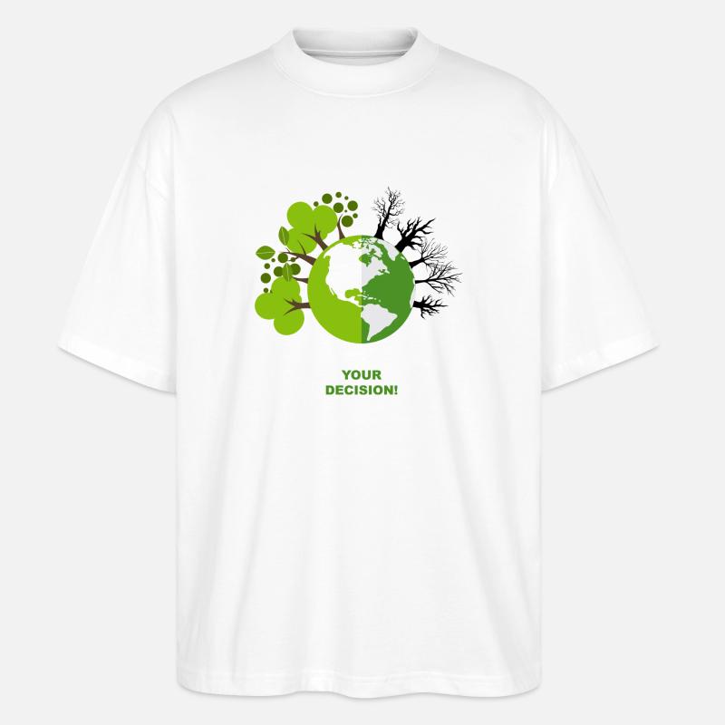 Your Decision - Stanley/Stella Oversized Unisex Bio T-Shirt Blaster 2.0 - Weiß