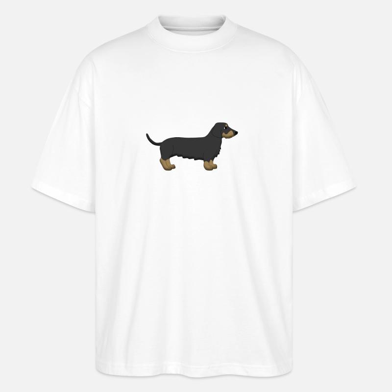 Teckel 2 - T-shirt bio Blaster 2.0 coupe oversize Stanley/Stella Unisexe - blanc