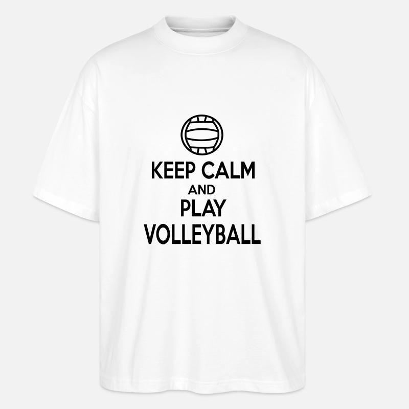 volleyball - Stanley/Stella Oversized Unisex Bio T-Shirt Blaster 2.0 - Weiß