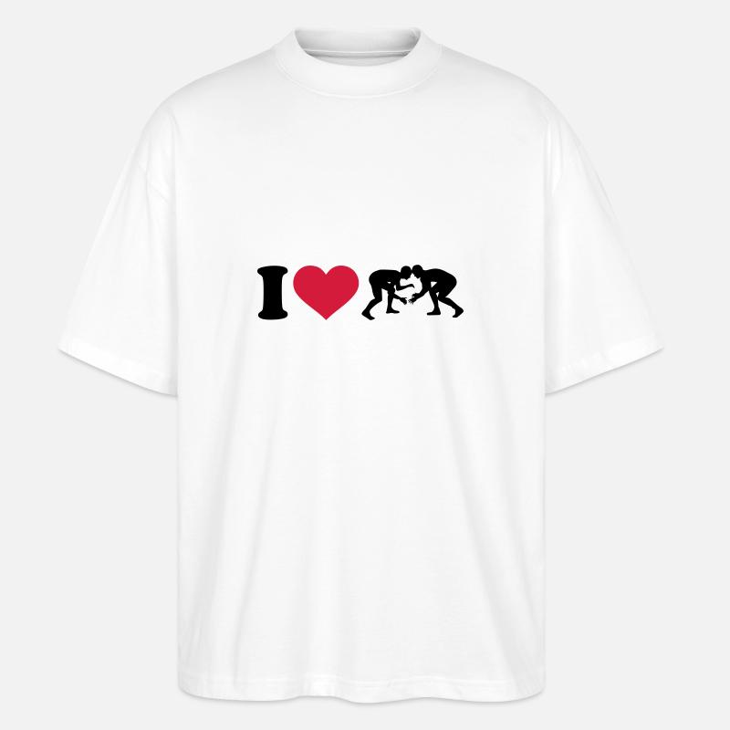 Ringen - Stanley/Stella Oversized Unisex Bio T-Shirt Blaster 2.0 - Weiß